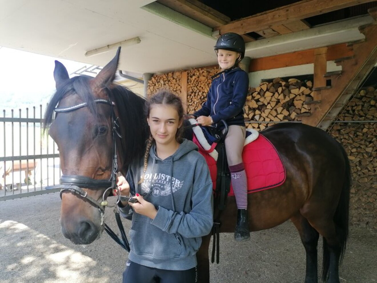 Kindergeburtstag mit Pferd Haus Hochegg